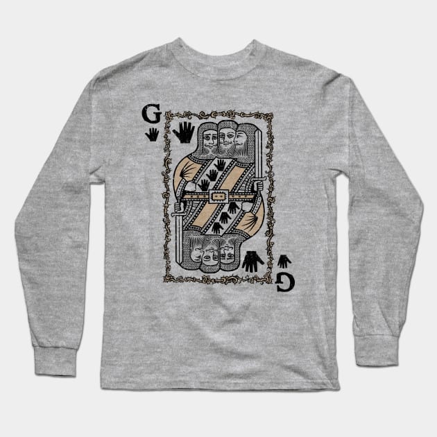 Three-Headed Giant Long Sleeve T-Shirt by kg07_shirts